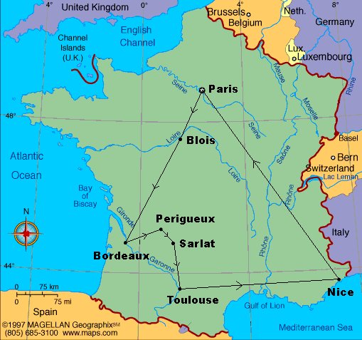 Map of France