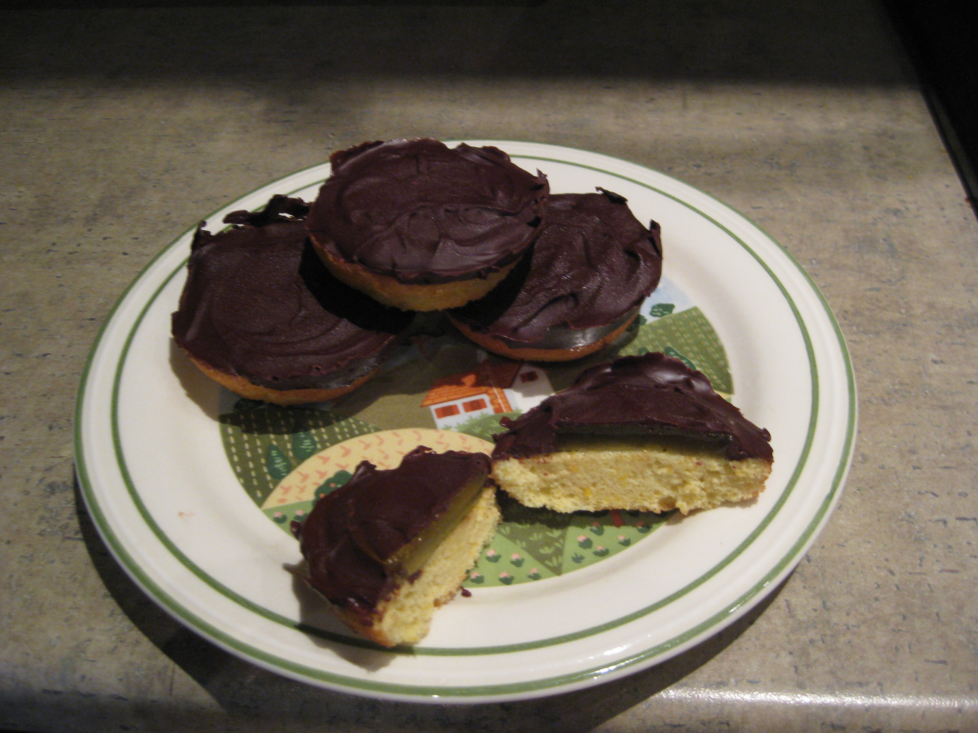 Homemadge jaffa cakes