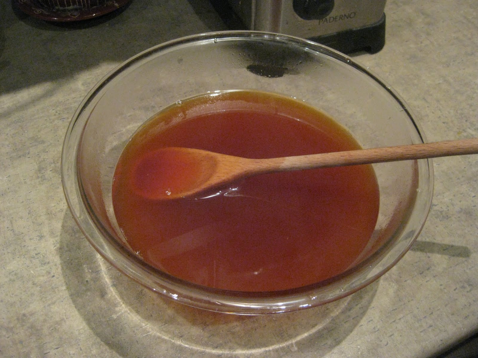 Boiled and filtered tonic mix