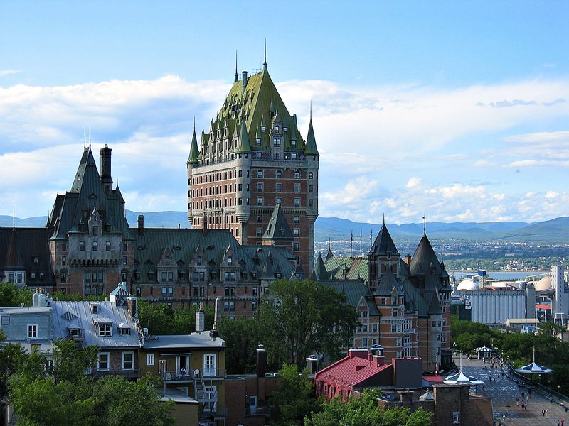 Chateau Frontenac in the distance
