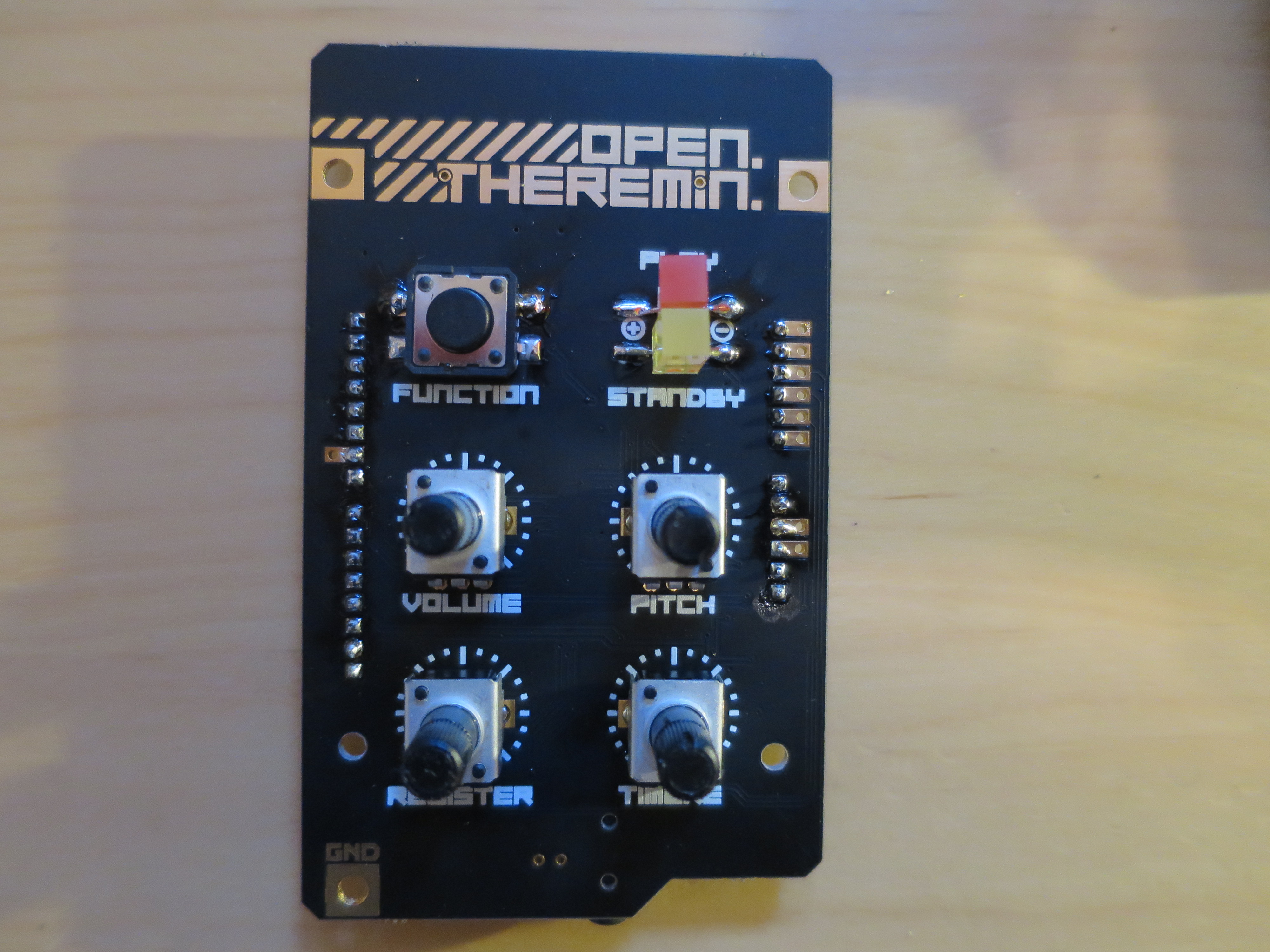 Open Theremin Board (Soldered)