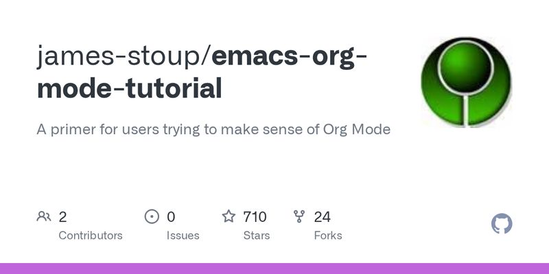 A primer for users trying to make sense of Org Mode - james-stoup/emacs-org-mode-tutorial